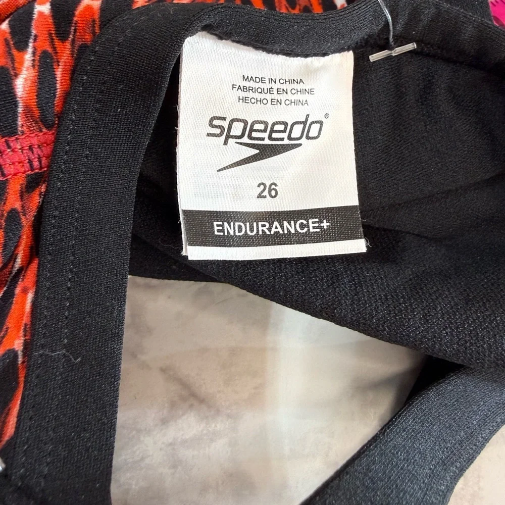 Speedo Endurance+ with Black Trim sz 26